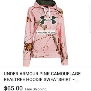 Under armour pink camo realtree